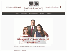 Tablet Screenshot of joshuagraham.com